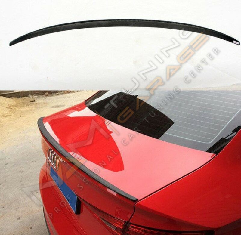 A3 SEDAN SPOYLER (2013-2019) IÇIN UYUMLU S3 SPOILER - PIANO BLACK (PARLAK SIYAH)