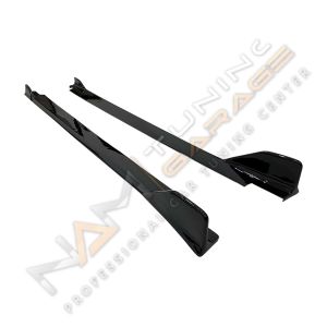Seat Leon Mk3 L Dizayn Yan Ek Marşpiyel 2012-2020 Parlak Siyah