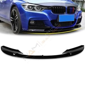 F30 İTHAL ÖN LİP 2012-2018 IÇIN UYUMLU M SPORT PIANO BLACK (3 PARÇA)