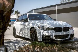 F30 İTHAL ÖN LİP 2012-2018 IÇIN UYUMLU M SPORT PIANO BLACK (3 PARÇA)