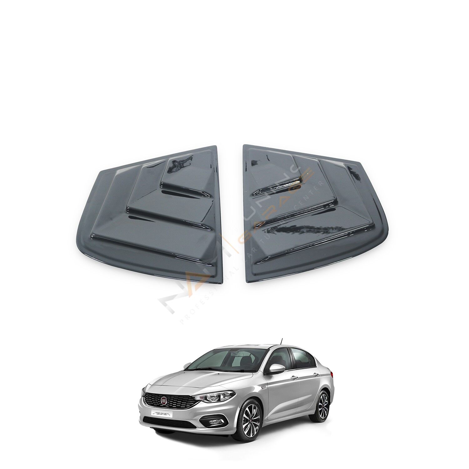 Fiat Egea Kelebek Cam Kaplama Vizör Plastik 2 Parça 2015+