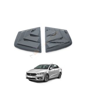 Fiat Egea Kelebek Cam Kaplama Vizör Plastik 2 Parça 2015+