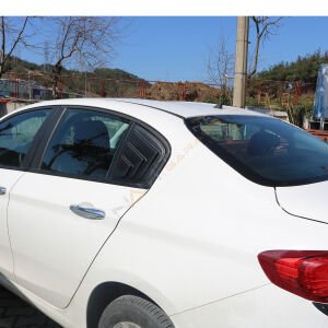 Fiat Egea Kelebek Cam Kaplama Vizör Plastik 2 Parça 2015+