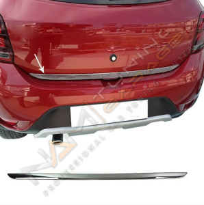 Dacia Sandero Krom Bagaj Alt Çıta 2008-2012 Paslanmaz Çelik