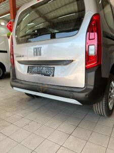 Fiat Doblo Arka Tampon Difüzör Tampon Altı Ek Gri 2025 sonrası uyumlu