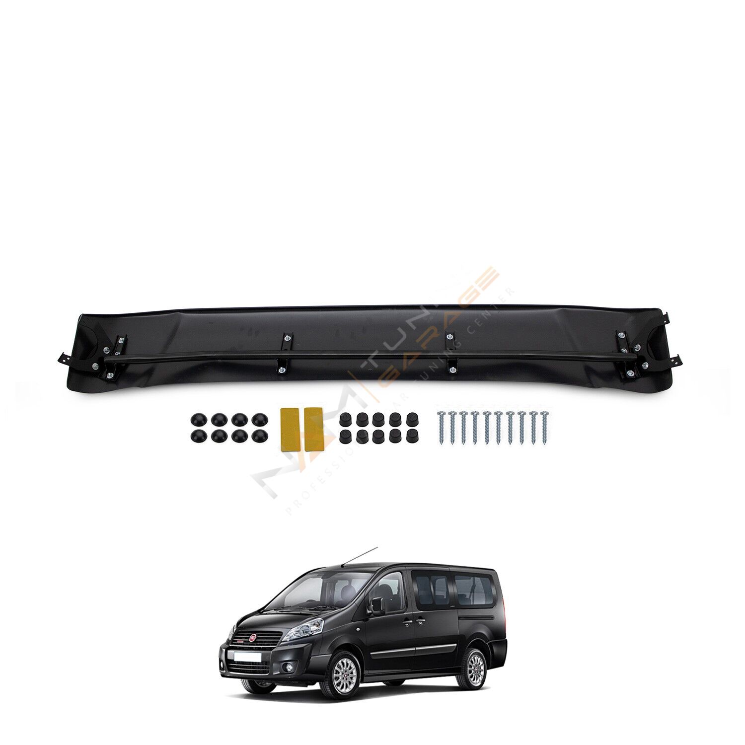 Fiat Scudo Ön Cam Güneşliği 2007-2016 Parlak Siyah