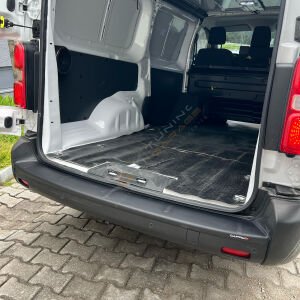 Fiat Scudo Tampon Eşiği 2023+ Tampon Üstü Koruma Parlak / Mat Siyah