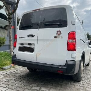 Fiat Scudo Tampon Eşiği 2023+ Tampon Üstü Koruma Parlak / Mat Siyah