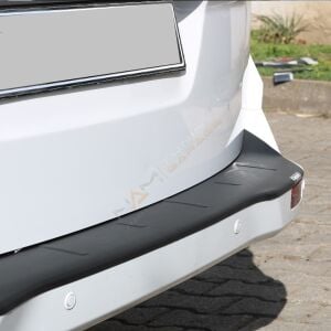 Ford Courier Arka Tampon Eşiği 2014-2017 Tampon Üstü Koruma Parlak / Mat Siyah