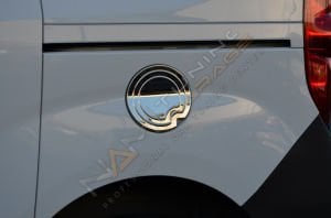 Fiat Doblo Krom Depo Kapağı 2010-2021 Paslanmaz Çelik