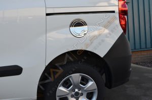 Fiat Doblo Krom Depo Kapağı 2010-2021 Paslanmaz Çelik