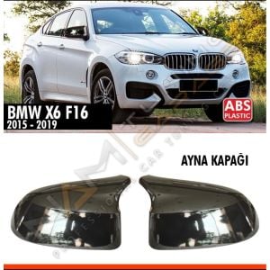 BMW X6 F16 Batman Yarasa Ayna Kapağı Piano Black / 2014 - 2019