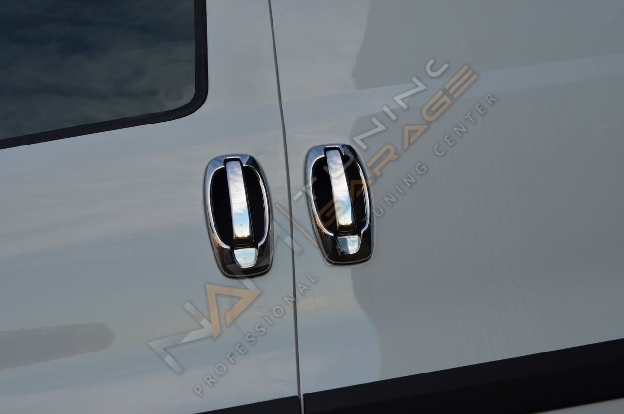 Fiat Doblo Kapı Kolu + Çerçeve 2010-2021 Paslanmaz Çelik 4 adet 8 parça
