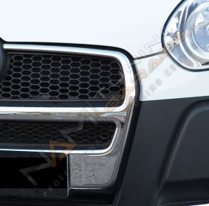 Fiat Doblo Ön Panjur Kromu 2010-2021 Paslanmaz Çelik