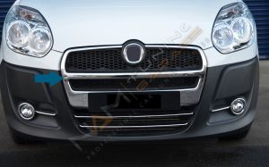 Fiat Doblo Ön Panjur Kromu 2010-2021 Paslanmaz Çelik