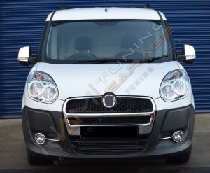 Fiat Doblo Ön Panjur Kromu 2010-2021 Paslanmaz Çelik