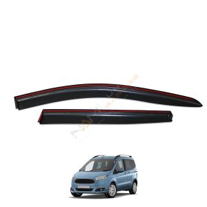 Ford Courier Kromlu Cam Rüzgarlığı 4 Parça 2018-2023