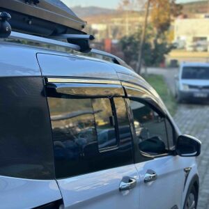 Ford Courier Kromlu Cam Rüzgarlığı 4 Parça 2018-2023