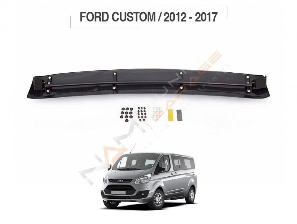 Ford Custom Ön Cam Güneşliği 2012-2017 Parlak Siyah