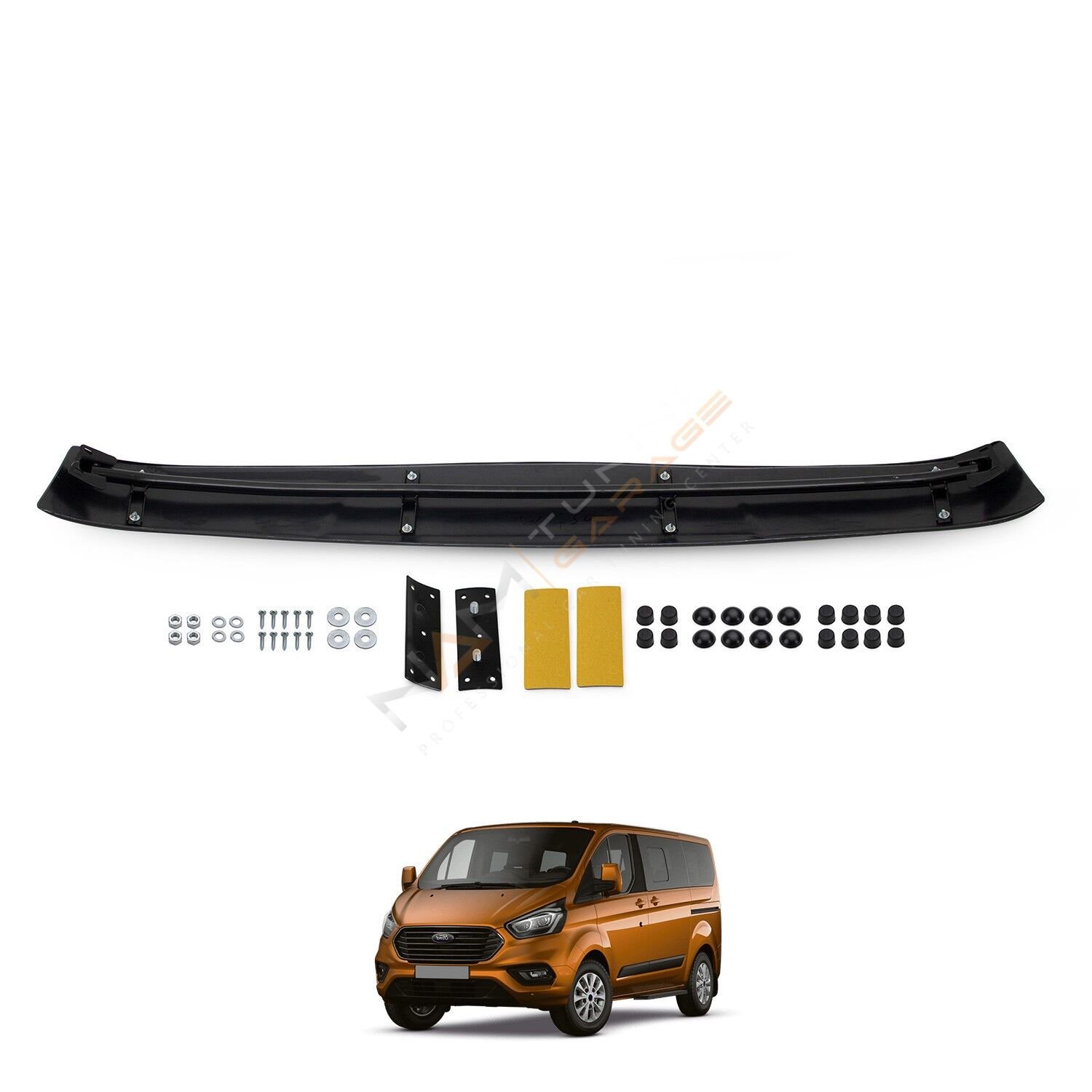 Ford Custom Ön Cam Güneşliği 2018-2022 Parlak Siyah