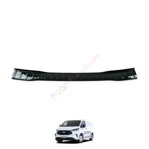 Ford Custom Arka Tampon Eşiği 2023+ Tampon Üstü Koruma Parlak / Mat Siyah