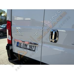 Fiat Ducato Kapı Kolu + Çerçeve 2006-2014 Paslanmaz Çelik 4 kapı 8 parça