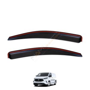 Ford Custom Kromlu Cam Rüzgarlığı 2 Parça 2023+