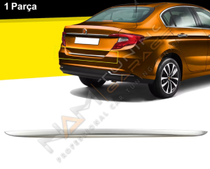 Fiat Egea Bagaj Alt Çıtası Sedan 2015+ Krom Paslanmaz Çelik