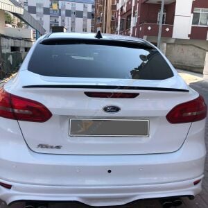 Ford Focus Arka Cam Üstü Spoyler 2011-2018 arası Uyumlu Plastik