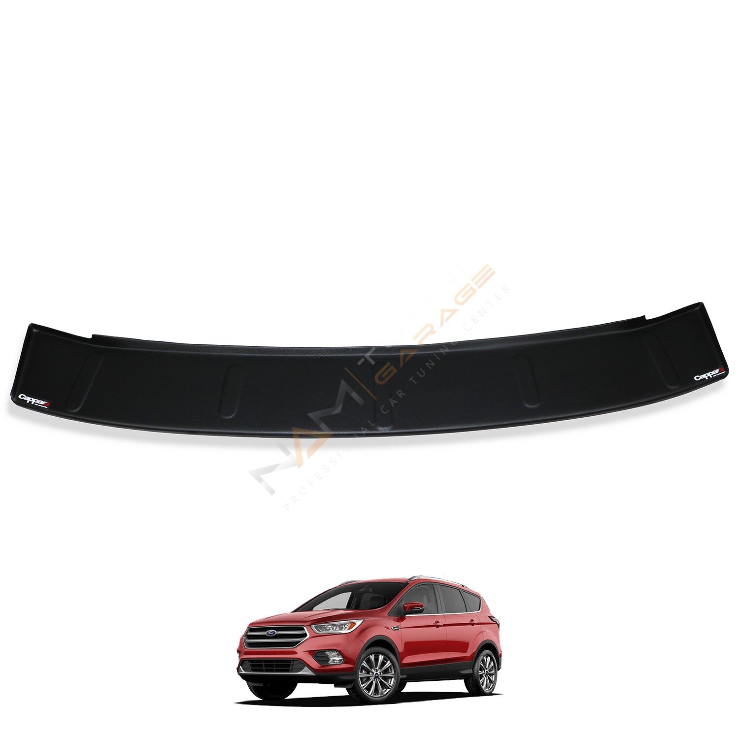 Ford Kuga Arka Tampon Eşiği 2013-2019 Tampon Üstü Koruma Parlak / Mat Siyah