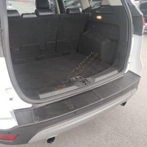 Ford Kuga Arka Tampon Eşiği 2013-2019 Tampon Üstü Koruma Parlak / Mat Siyah