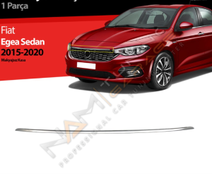 Fiat Egea Ön Panjur Üstü Çıta 2015-2020 Krom Paslanmaz Çelik