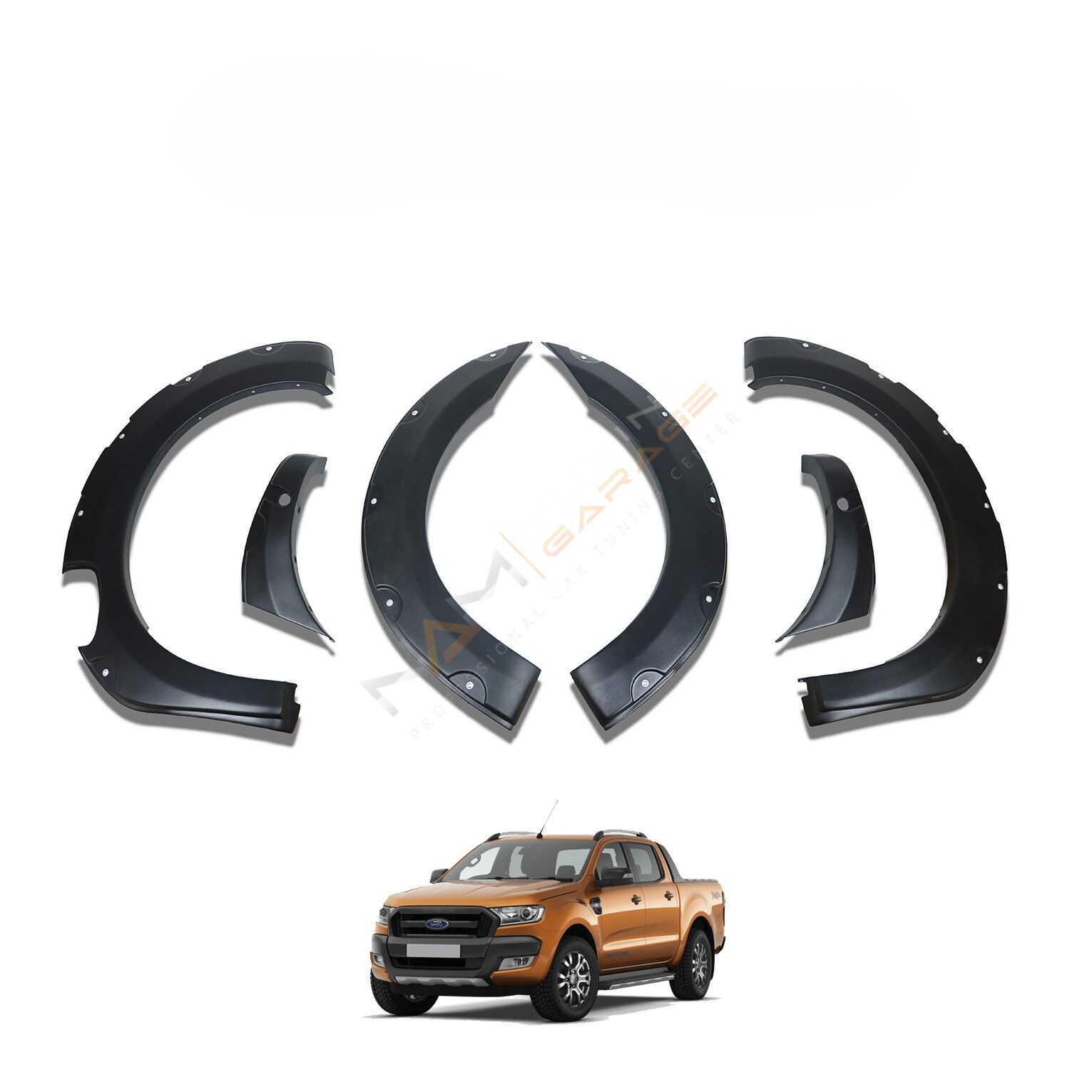 Ford Ranger Wildtrak Çamurluk Dodik 7 Parça Civatalı Model 2019-2023 Yıl Aralığı Uyumlu