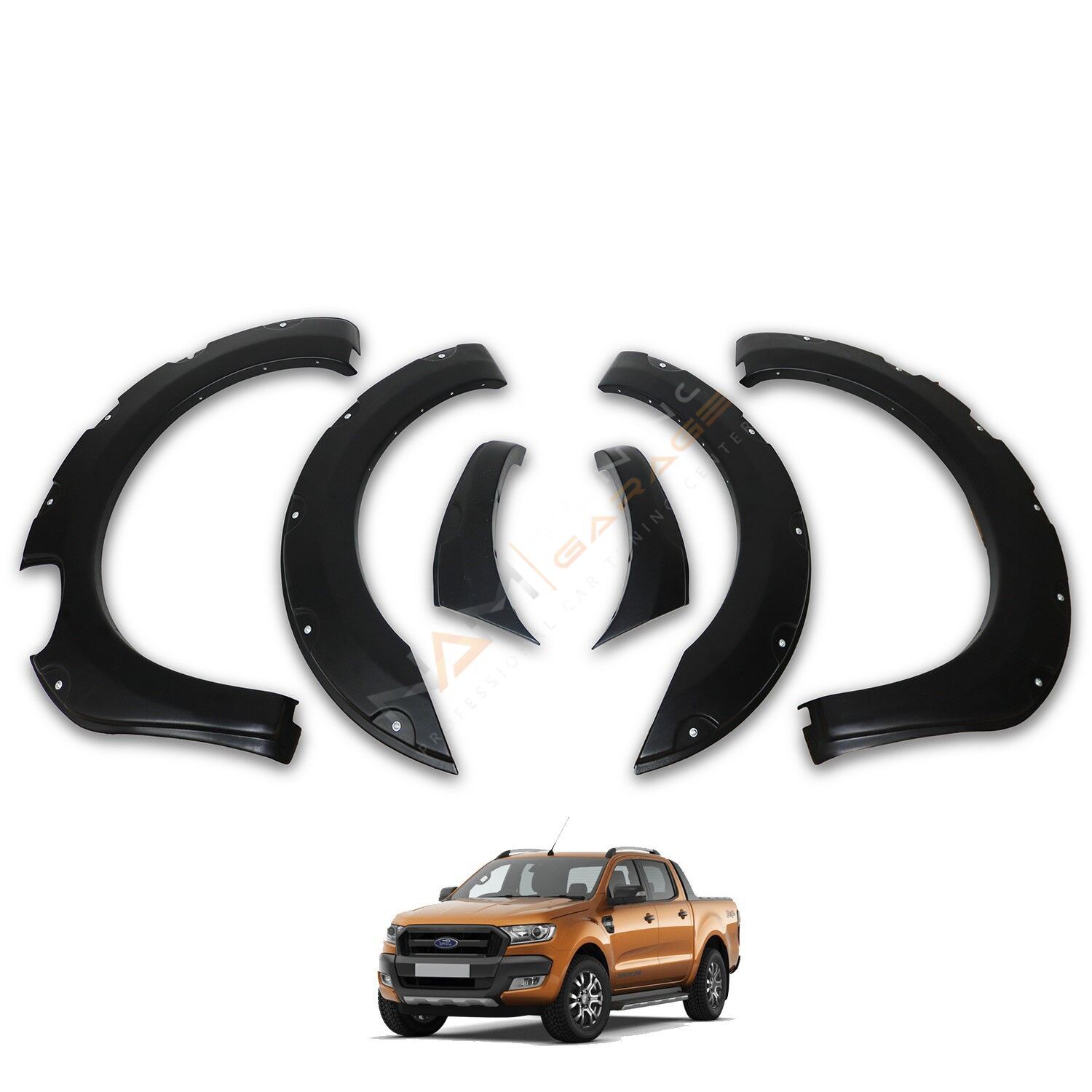 Ford Ranger T6-T7-T8 Çamurluk Dodik 7 Parça Civatalı Model 2013-2022 Yıl Aralığı Uyumlu