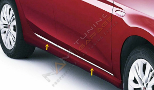 Fiat Egea Krom Yan Kapı Çıtası 2015+ Paslanmaz Çelik HB Sedan Uyumlu