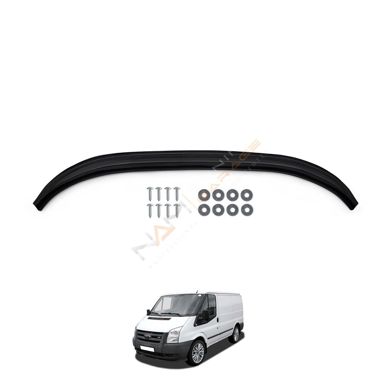 Ford Transit 2006-2013 Ön Tampon Lip Siyah / Beyaz