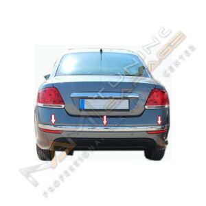 Fiat Linea Arka Tampon Çıtası 2012+ Paslanmaz Çelik
