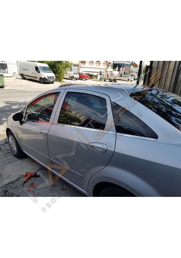 Fiat Linea Cam Çıtası 2007- Paslanmaz Çelik