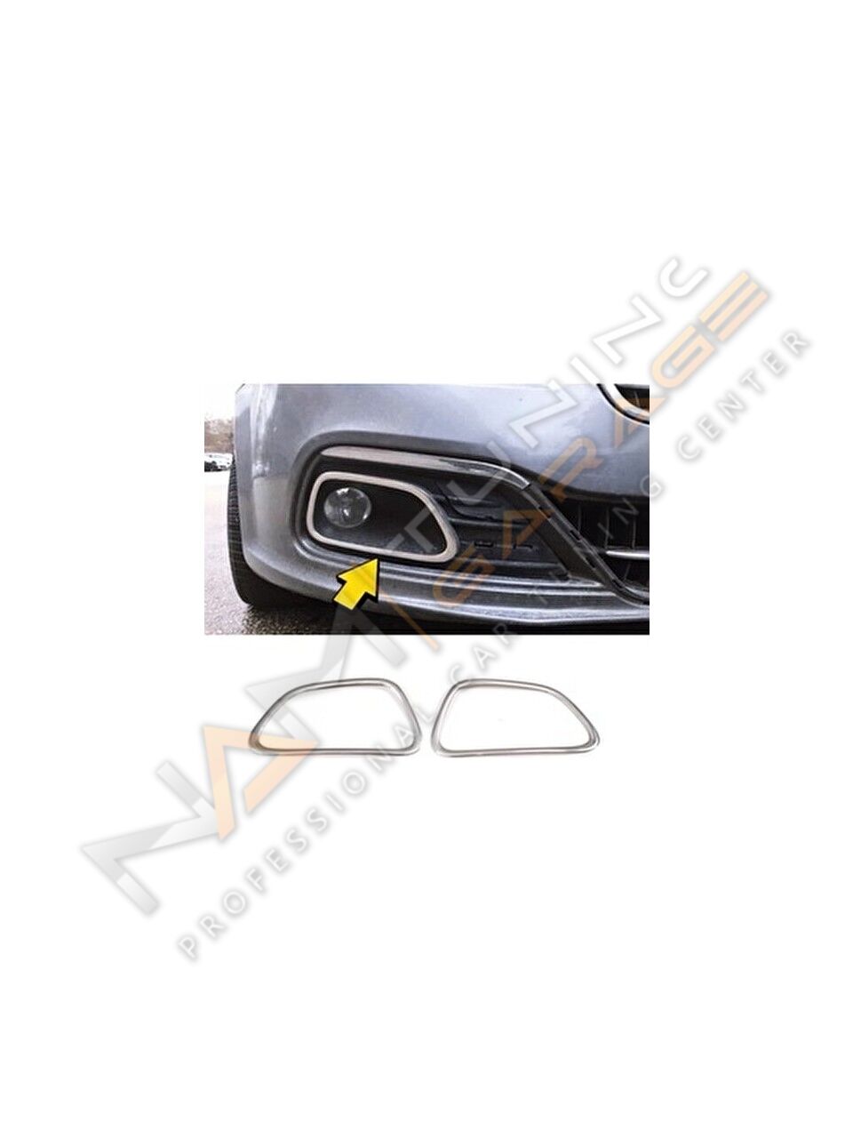 Fiat Linea Sis Farı Çerçevesi 2012 sonrası Paslanmaz Çelik