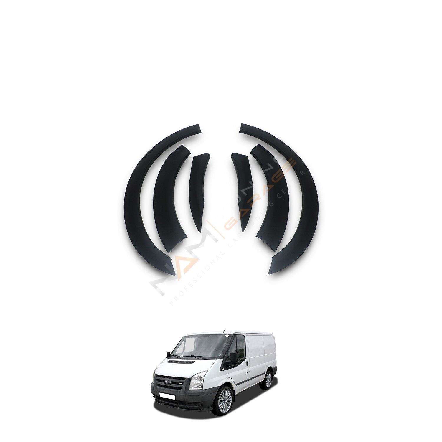 Ford Transit KISA ŞASE Dodik Çamurluk Kaplama 2006-2013 Arası 6 parça