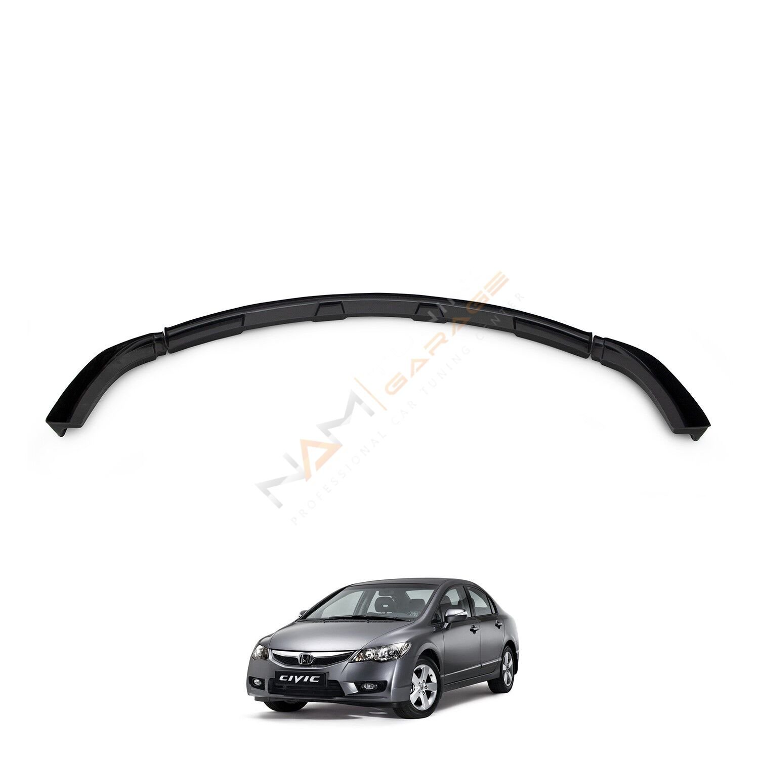 Honda Civic FD6 Ön Tampon Lip 2006-2012 arası 3 parça Ultra Parlak Siyah