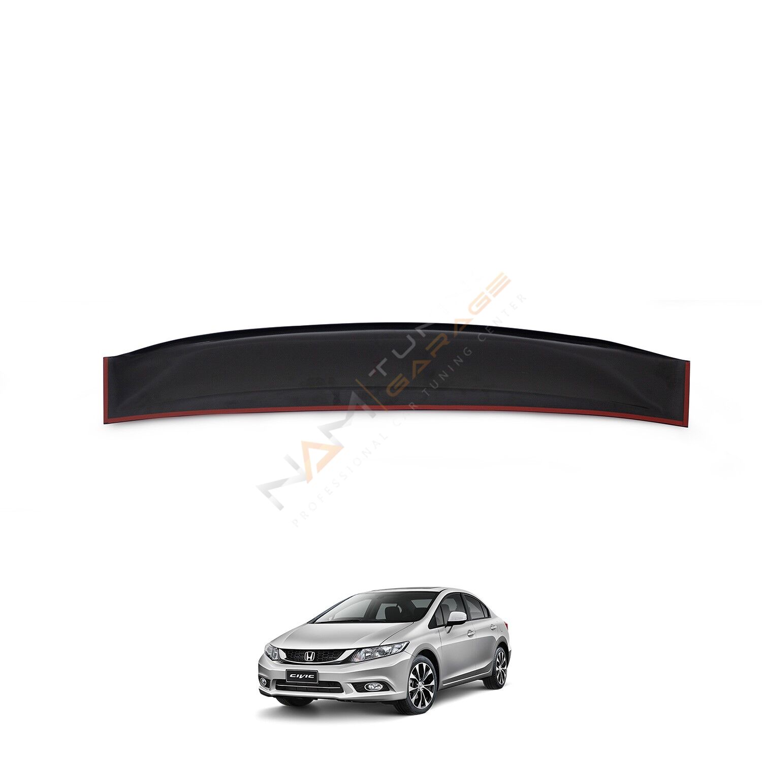 Honda Civic FB7 Arka Cam Üstü Spoyler 2012-2015 arası Uyumlu Plastik