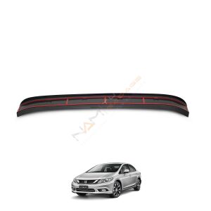 Honda Civic FB7 Arka Tampon Eşiği 2012-2015 Tampon Üstü Koruma Parlak / Mat Siyah