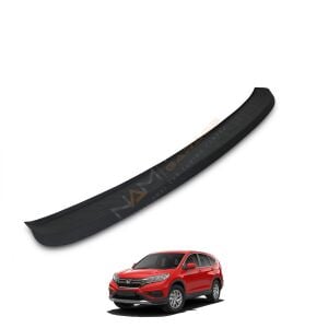 Honda CR-V Arka Tampon Eşiği 2013-2018 Tampon Üstü Koruma Parlak / Mat Siyah CRV