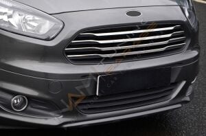 Ford Courier Ön Panjur 2014-2017 Paslanmaz Çelik 6 parça