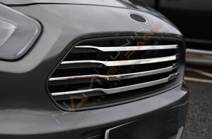 Ford Courier Ön Panjur 2014-2017 Paslanmaz Çelik 6 parça
