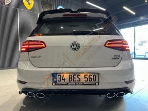 Golf 8 Oettinger Spoyler 2019+ Spoiler Plastik Parlak Siyah