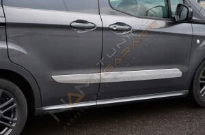 Ford Courier Yan Kapı Çıtası 2014+ Paslanmaz Çelik