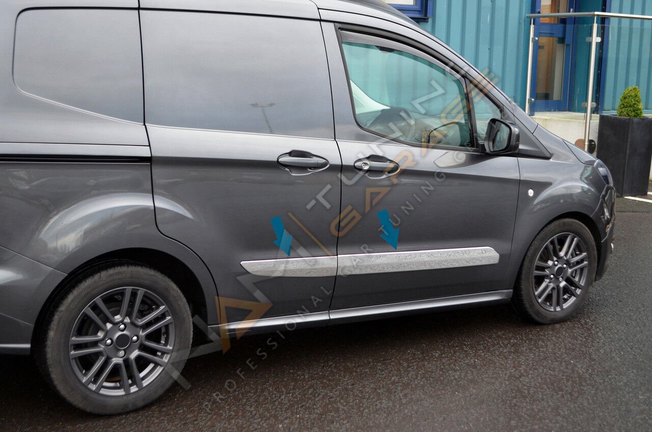 Ford Courier Yan Kapı Çıtası 2014+ Paslanmaz Çelik