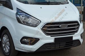 Ford Custom Ön Panjur Kromu 2018-2023 Paslanmaz Çelik